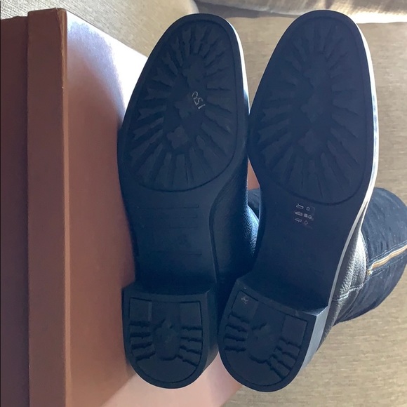 Coach Black Boots Leather/Shirling - Picture 3 of 3